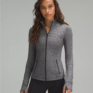 Lululemon Define Jacket size 4 EUC heathered black